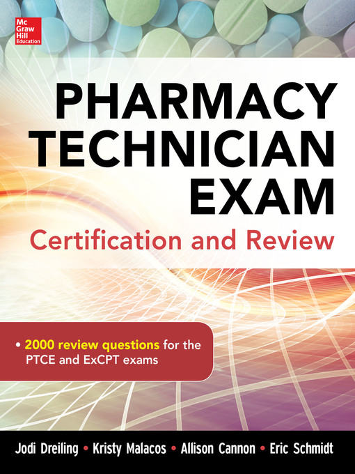 Title details for Pharmacy Tech Exam Certification and Review by Jodi Dreiling - Available